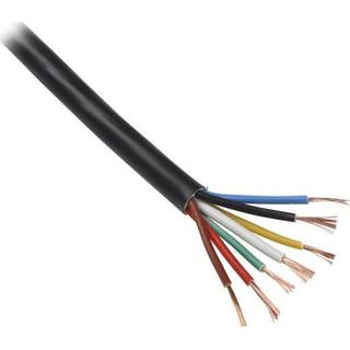NKT Ledning 6x1+2,5 pkAAu sort r50