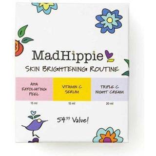 Mad Hippie Skin Brightening Kit Daily Skincare Rutine With Triple C Night Cream AHA Exfoliating Peel och Vitamin C Serum