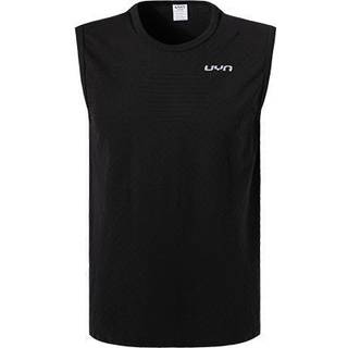 UYN Herren Funktionsshirt schwarz Mikrofaser/Funktion unifarben Comfort Fit