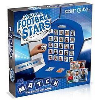 World Football Stars Top Trumps Match The Crazy Cube Game