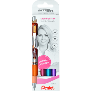 Pentel Energel BL77 Rollerpen | 4 strålende farver