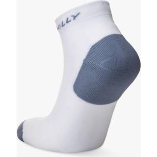 Hilly Active Quarter Minimum Cushioning 2p Running Socks - White, Black, Size 47-48.5 - white