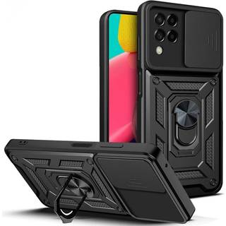 Samsung Galaxy M53 (5G) Tech-Protect Camshield m. Magnetisk Ring & Ståfunktion - Sort