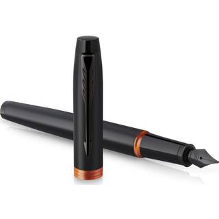 Parker IM 2172944 Flame Orange Vibrant Rings Fountain Pen - A23114