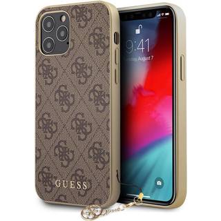 Guess Charms Collection 4G iPhone 12/12 Pro Cover - Grå