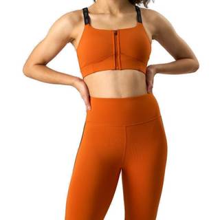 Ultimate Training Zipper Sports Bra Amber