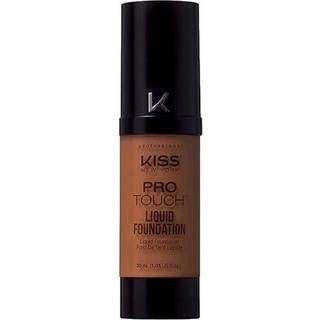 Kiss New York Professional Liquid Foundation - Letv?gt og fugtgivende formel Natural Finish Control Shine D?k porer Medium til fuld d?kning Gr?n