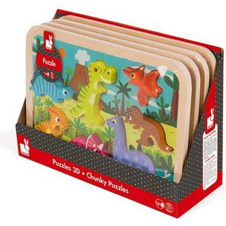 Dinosaurs Chunky Wood Puzzle