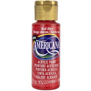 Decoart Americana akrylmaling 2-ounce rød alarm