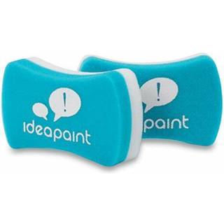 IdeaPaint Foam Dry Retase Eraser 2 Pack Cleans Writing and Marks uden ridseroverflader Ideel til daglig brug Perfekt til klasselokaler kontorer o