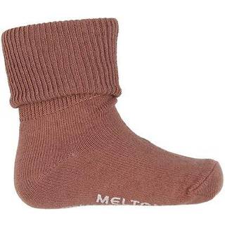 Melton Børne Strømper m. non-slip - Burlwood - 15/16