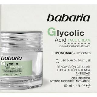 Babaria Glycolic Acid Regenererende ansigtscreme Nat 50 ml - 50 ml