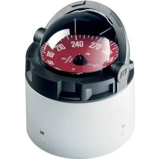 Bådkompas Plastimo Olympic 135, Ø130 mm, skot/piedestalmonteret, rød flad rose, sort