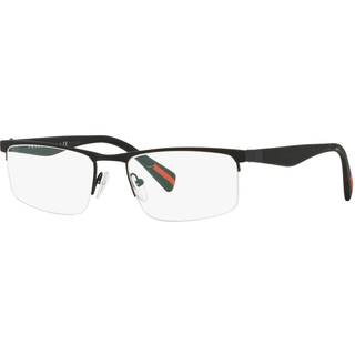 Prada Linea Rossa PS52FV DG01O1 54 Briller Mænd Black - Black Rubber - 54mm