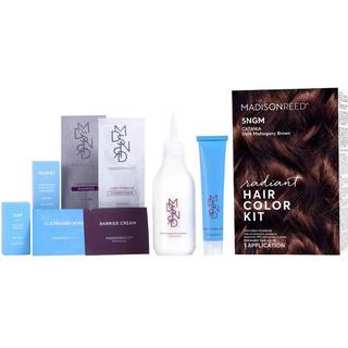 Madison Reed Radiant Hair Color Kit m?rk kanelbrun til 100% gr? d?kning Ammoniakfri 5ngm Catania Brown Permanent h?rfarvepakke p? 1
