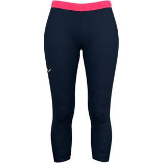 Salewa Women's Cristallo Warm AMR 3/4 Tight Merino undertøj Damer størrelse 34 farve rød