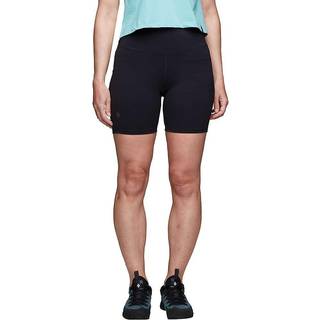 Black Diamond Cadence Højtaljede Korte Tights, Str. XS, Reflekser & Lommer til Dame