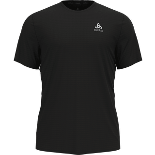 Odlo Men's T-Shirt S/S Crew Neck Essential Flyer Black, L