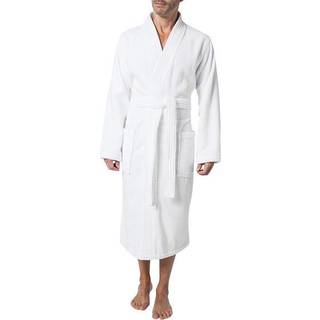 JOOP! Herren Bademantel weiß Baumwolle & Mix unifarben