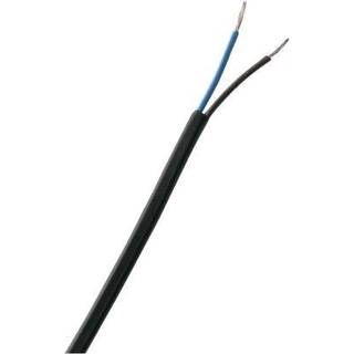 Ledning H03VVH2-F Flad 2x0,75 sort, 5 meter