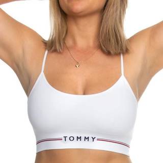 Tommy Hilfiger Seamless Unlined Bralette - White - Large
