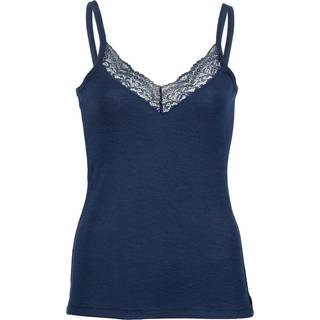 Engel Women's Achselshirt mit Spitze Merino undertøj Damer størrelse 34/36 farve sort