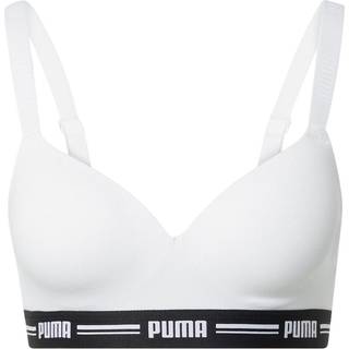 PUMA dame BH vatteret str. XS - hvid (På lager i varehus)