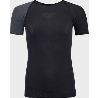 Ortovox Women's 120 Comp Light Short Sleeve Merino undertøj Damer størrelse L farve sort