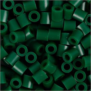 Grønne Rørperler 5x5 mm - 1100 stk. til Kreative Projekter