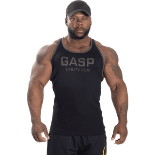 Ribbed T-back, Black