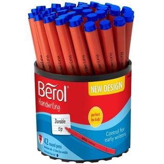 Handwriting pen round stick, blue Tub-42, BEROL 2066665
