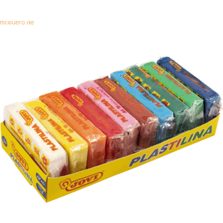 Jovi Plastilina genanvendelig og ikke-t?rrende modellering af ler; 1,75 oz. S?jler S?t p? 10 1 hver af 10 farver Perfect til kunst- og h?ndv?rksp