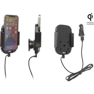 Brodit Active Qi holder med cig-plug 718235 (iPhone 12/12 Pro)