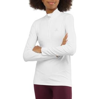 Salomon Comet Seamless HZ T-shirt Dame - XL, Hvid, Åndbar & Komfortabel Løbetrøje