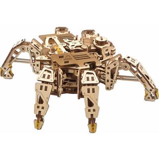 Ugears 3D-pussel i Træ - Hexapod Explorer