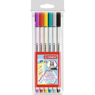 Pen 68 brush im Kunststoffetui 6 Farben