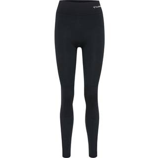 Hummel CLEA Seamless Mid Waist Tights i Vetiver Melange til kvinder
