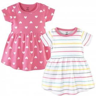 Hudson Baby Girl's Cotton Dresses Candy Stripes 12-18 m?neder
