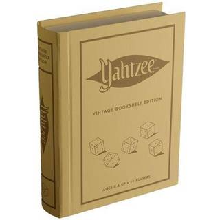 WS Game Company Yahtzee Vintage Bookhelf Edition