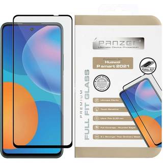 Huawei P Smart (2021) PANZER Premium Full Fit Glas - Sort Ramme
