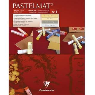 Clairefontaine Pastelmat Glued Pad N1 Skitsebog 24 x 30 cm 360 g