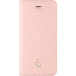 Apple iPhone X/XS La Vie Flipcover m. Kortholder - Lyserød