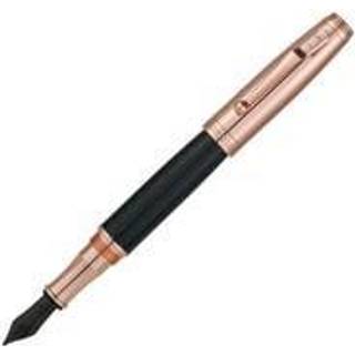 Monteverde Invincia Rose Gold med sort carbonfiber Fountain Pen (MV40062)