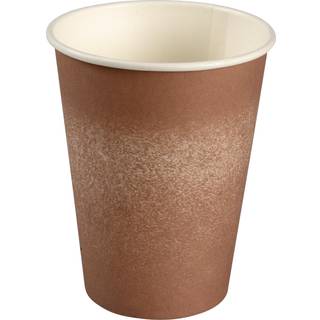 50 stk Bio Kaffebæger Coffee to Go, Brun 360ml