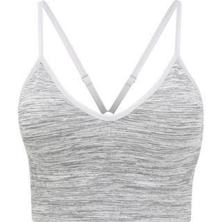 Odlo Women's Sports Bra Padded Seamless Soft 2.0 Sports-bh Damer størrelse XS farve grå