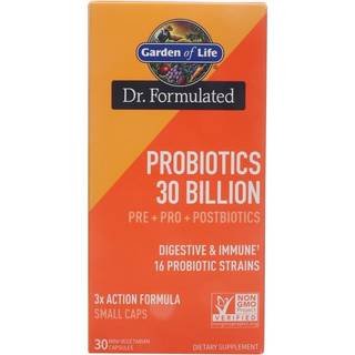 Dr. Formulerede Probiotika 30 Milliarder - 30 Mini Kapsler