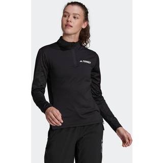 MT Half Zip L/S W Black (XL)