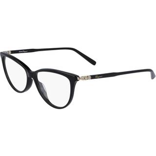 Ferragamo Kvinde SF2870 001 Optiske stel Plast Sort Rund