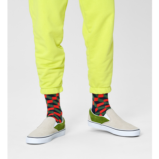 Happy socks Filled Optic Sock Men - Black pattern-2 - Str 36/40