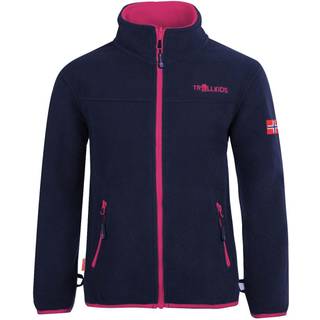 Trollkids Kids Oppdal Jacket XT Fleecejakke Børn størrelse 110 farve blå